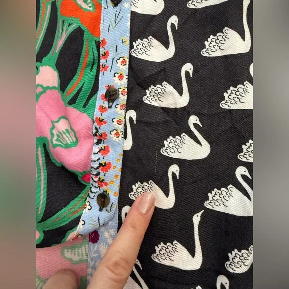 Maeve by Anthropologie The Paz Button-Down Shirt Large - Picture 7 of 9